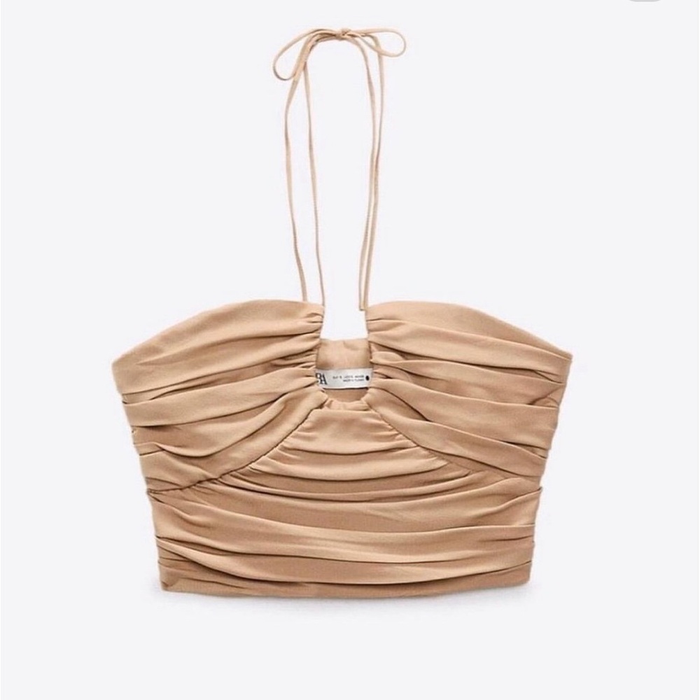 ZARA HALTER TOP